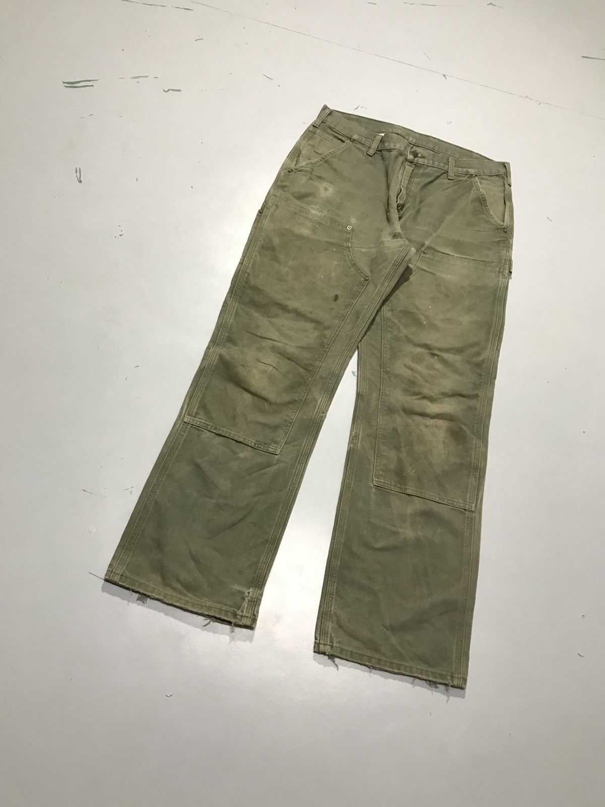 Carhartt Vintage carhartt EB136 MOS damaged carpenter Size US 34 / EU 50 - 3 Thumbnail
