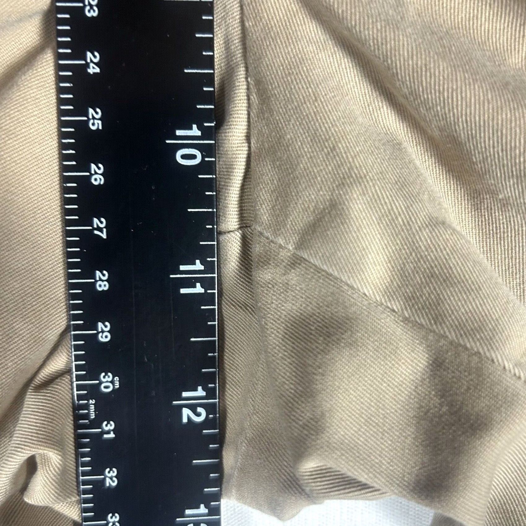 Gap Gap Womens Ankle Pants Size 12 Tall Khaki Brown Beige Mid Rise 12T Pants Womens Size 34" / US 12 / IT 48 - 5 Thumbnail