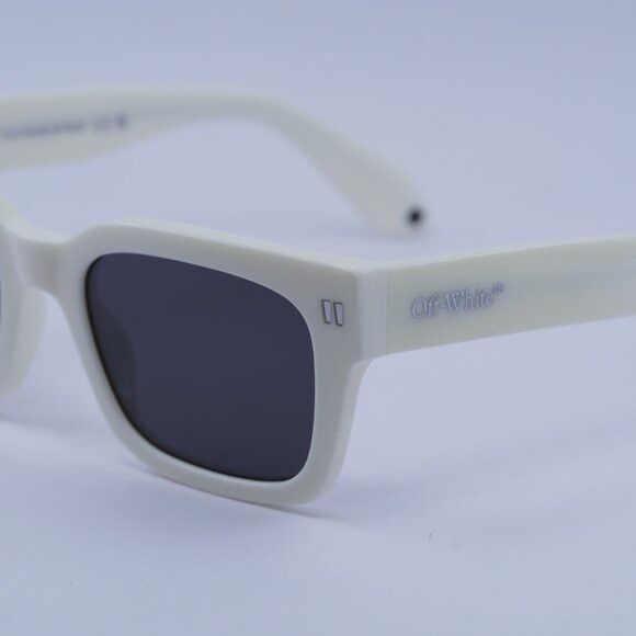 Off-White Off-White OERI108 MIDLAND 0107 Sunglasses White Square Frame Size ONE SIZE - 6 Thumbnail