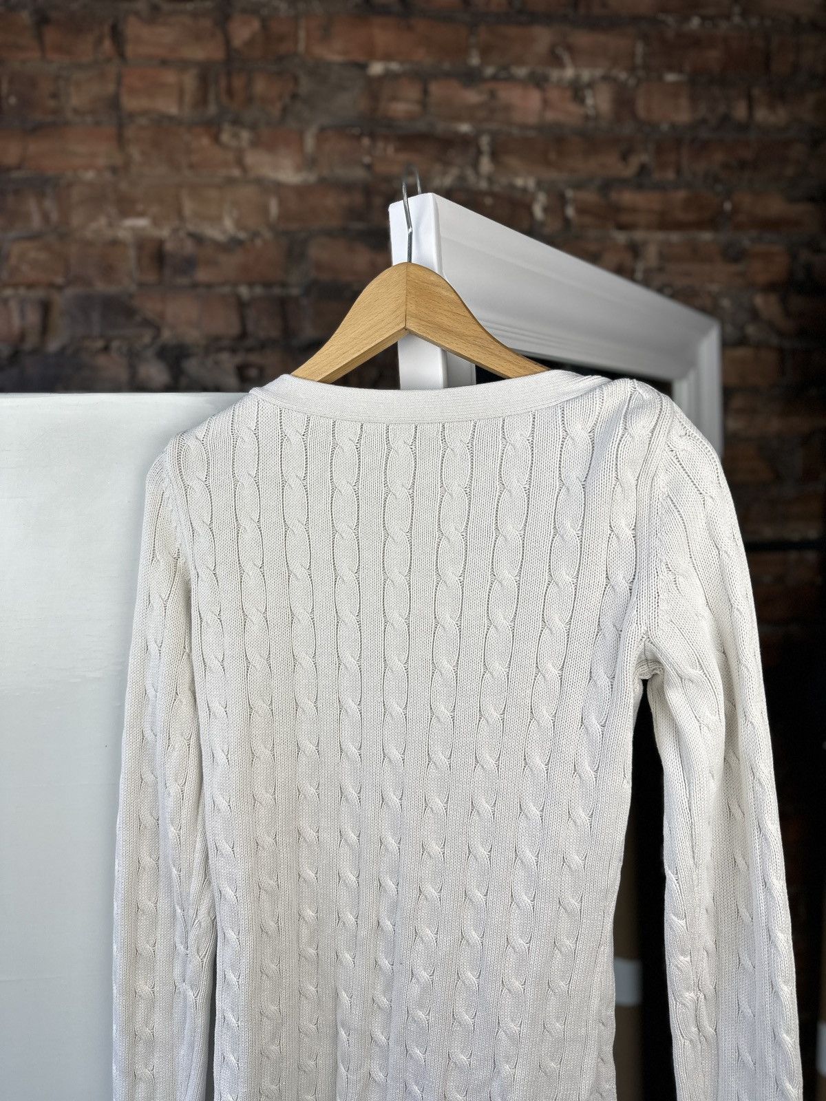 Polo Ralph Lauren × RRL Ralph Lauren Women’s Knitt Sweater Polo Ralph Lauren White Size: M Size M / US 6-8 / IT 42-44 - 5 Thumbnail