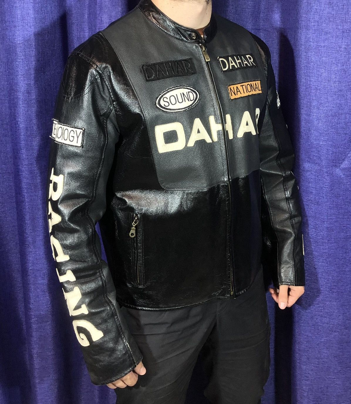 Dainese × Honda × Yamaha Dahar motorcycle leather jacket Racing Vintage Size US S / EU 44-46 / 1 - 2 Thumbnail