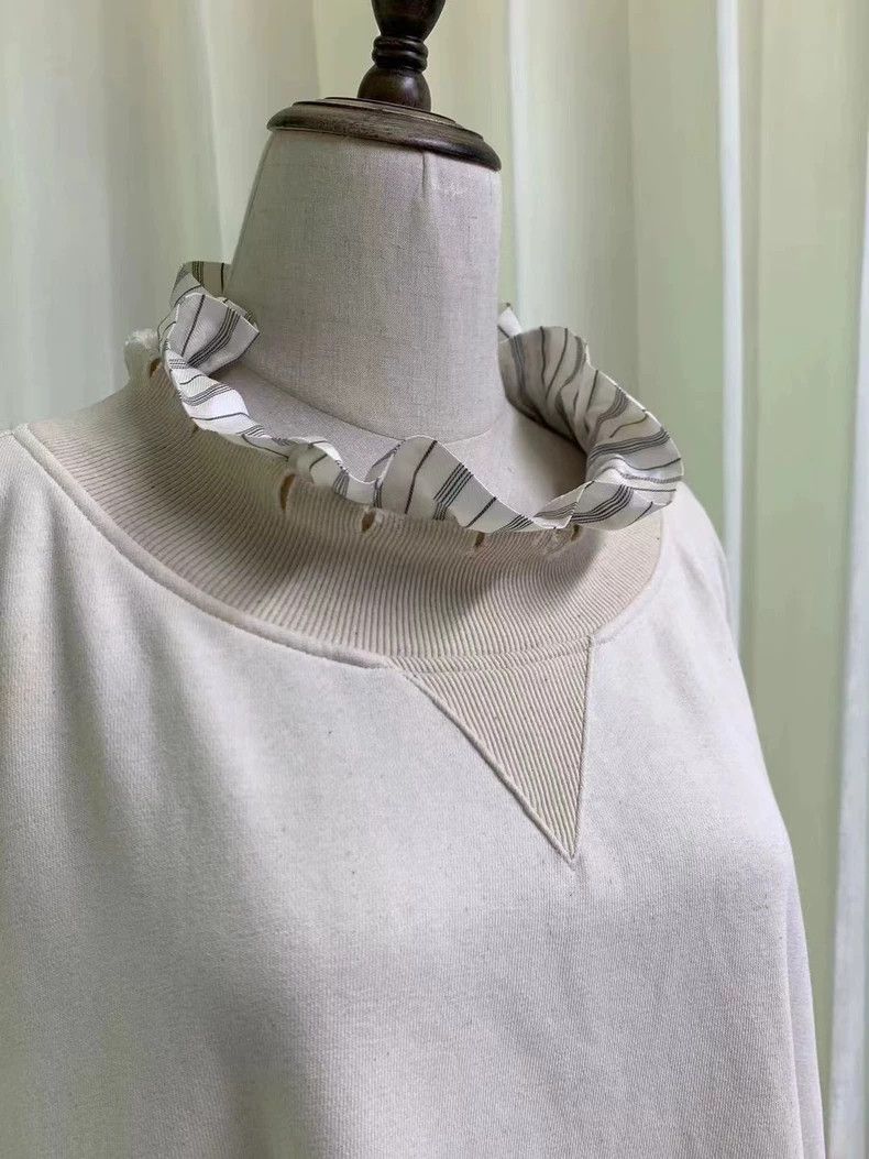Maison Margiela Maison Margiela Deconstructed striped stitching high-necked Size US S / EU 44-46 / 1 - 4 Thumbnail