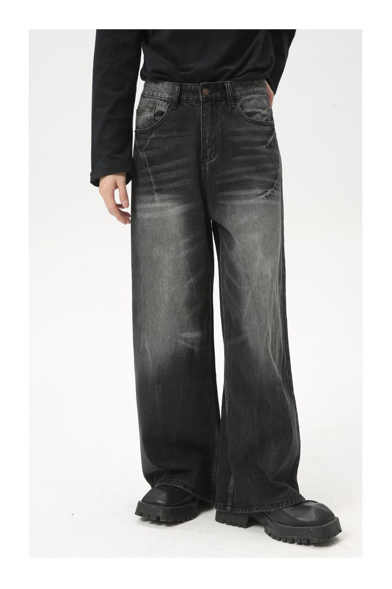 Japanese Brand American high street retro whisker washed jeans Size US 32 / EU 48 - 2 Thumbnail