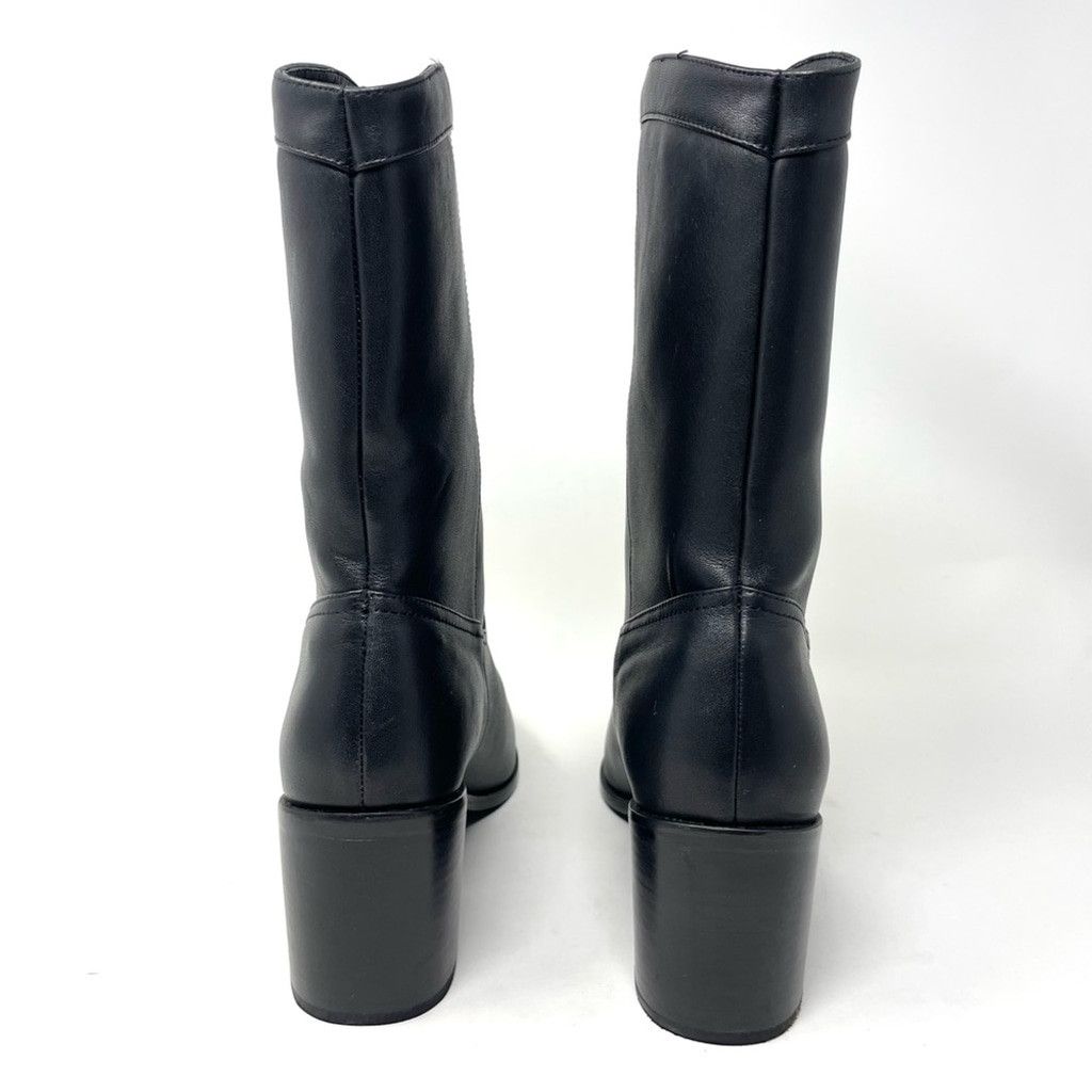 Other NEW SOL SANA Handcrafted Black Leather Western Boots Size 39 Size US 8 / IT 38 - 5 Thumbnail