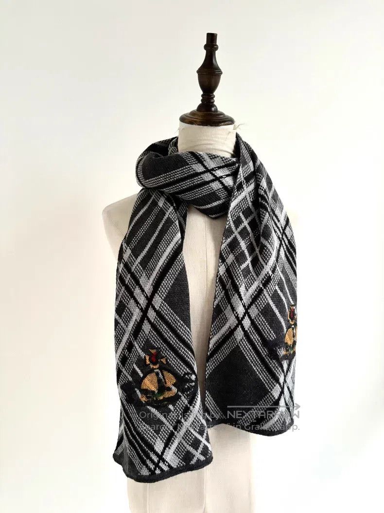 Vivienne Westwood Vivienne Westwood Vintage black and gray striped diamond S Size ONE SIZE - 1 Thumbnail