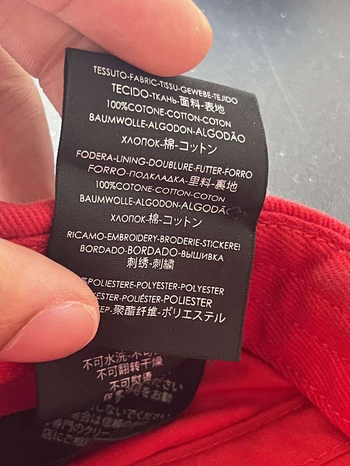 Balenciaga GYM WEAR RED CAP Size ONE SIZE - 6 Thumbnail