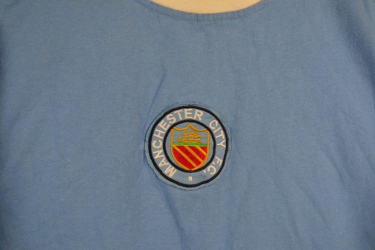 Vintage Manchester City Home Football Shirt Score Draw Retro Soccer Size US S / EU 44-46 / 1 - 4 Thumbnail
