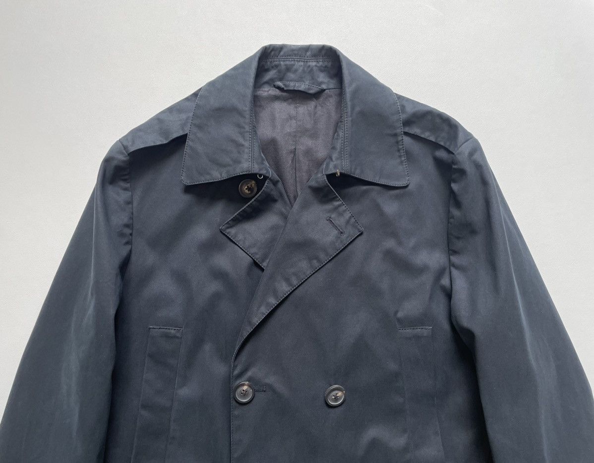 Maison Margiela S/S 10 Blue Cotton Mac Caban Jacket Size US M / EU 48-50 / 2 - 4 Thumbnail