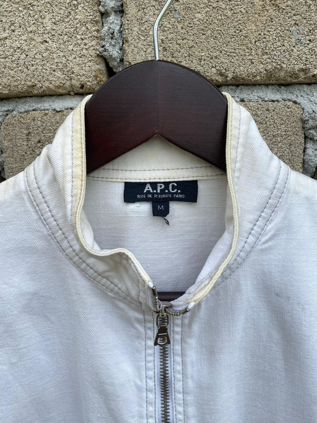 A.P.C. A.P.C Cotton Zipper Jacket Size US M / EU 48-50 / 2 - 6 Thumbnail