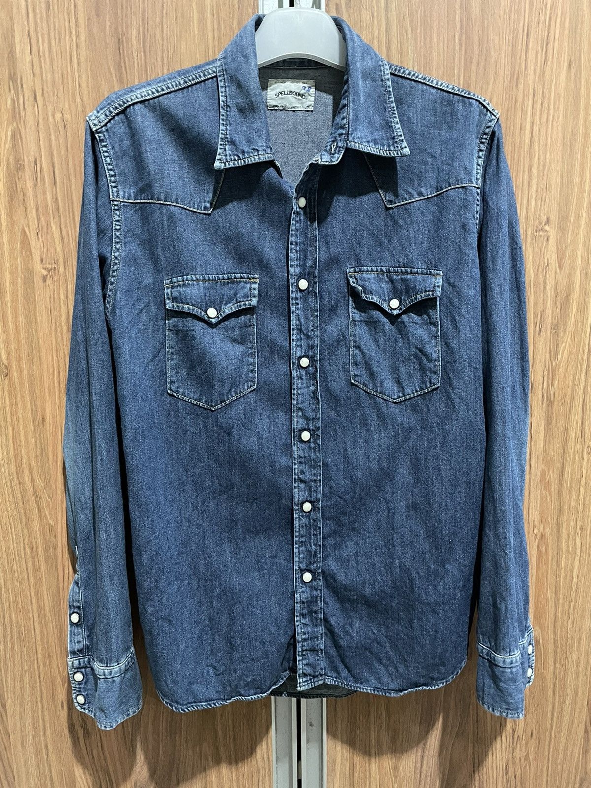 Spellbound SPELLBOUND PEARL SNAP-BUTTON DENIM SHIRT MADE IN JAPAN Size US M / EU 48-50 / 2 - 1 Thumbnail