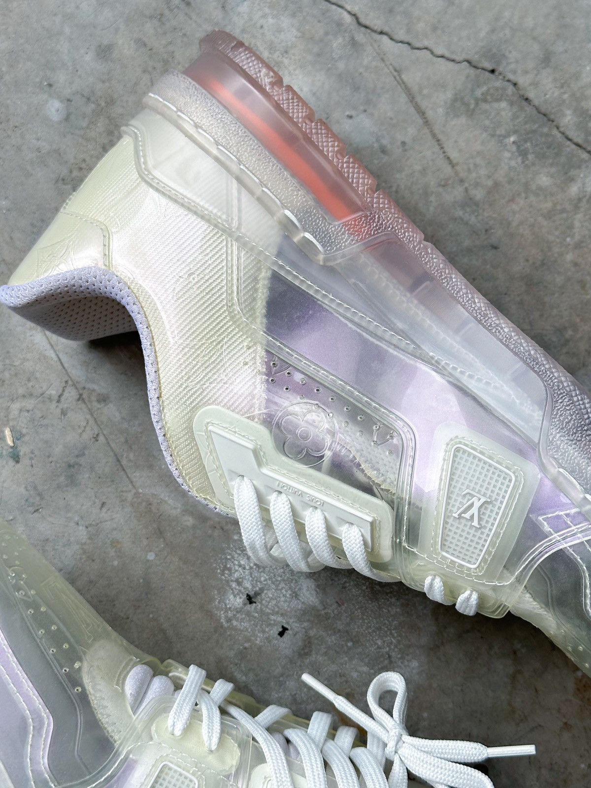 Louis Vuitton Louis Vuitton Clear Trainers Size US 9 / EU 42 - 4 Thumbnail