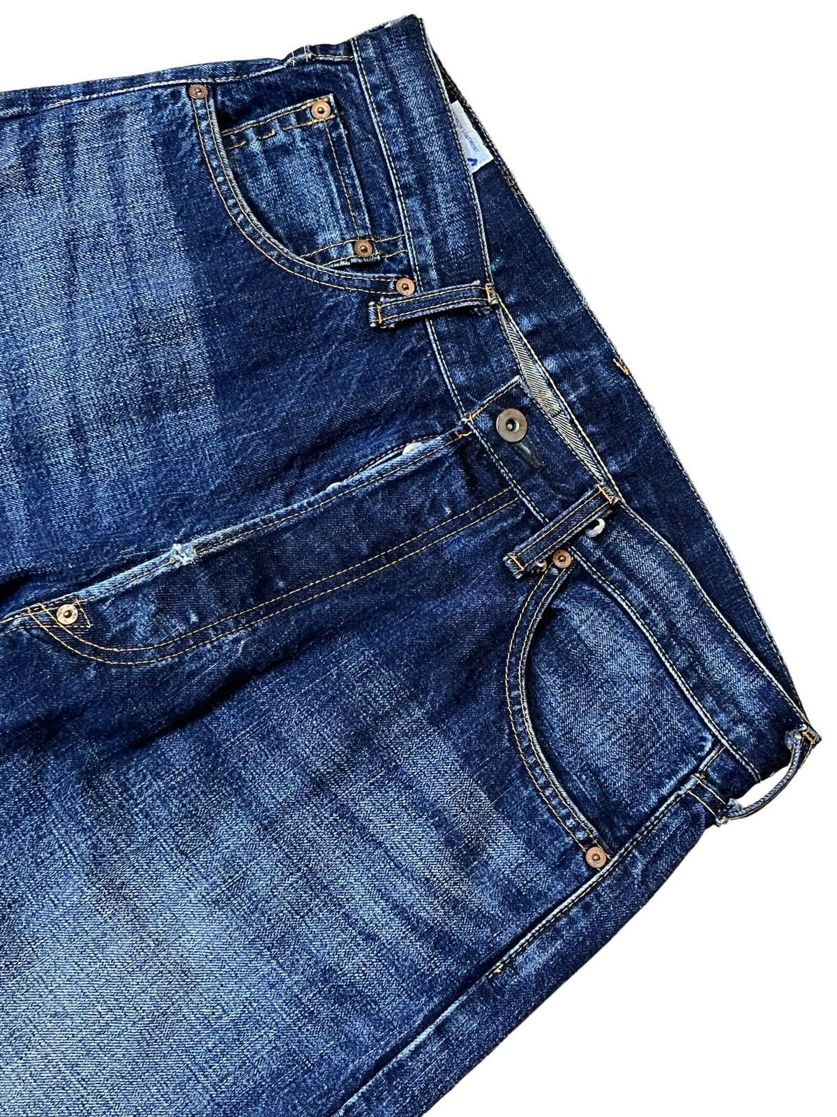 EIGHT-G JAPANESE DENIM EIGHT-G “8G” SANFORIZED SELVEDGE JEANS Size US 33 - 5 Thumbnail