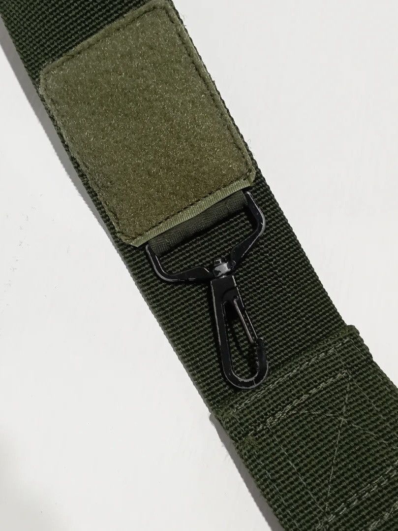 Japanese Brand Vintage Dutch Military Patchwork Sashiko Canvas Sling Bag Size ONE SIZE - 6 Thumbnail