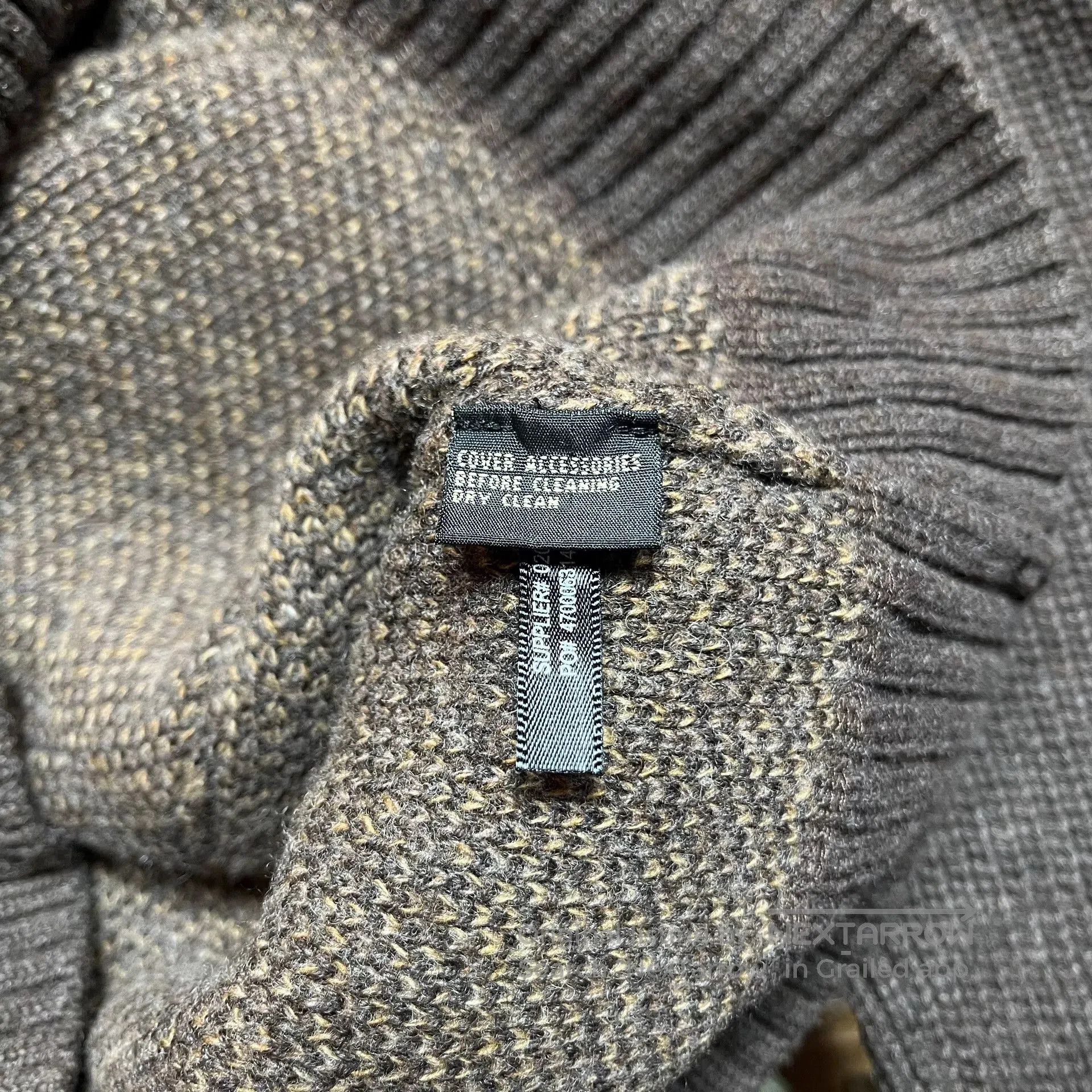 RRL Ralph Lauren RRL Wool Cardigan with Textured Design. Size US M / EU 48-50 / 2 - 4 Thumbnail