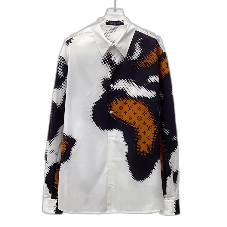 Louis Vuitton Louis Vuitton Colorful Logo Long Sleeve Shirt -2505 Size US XXL / EU 58 / 5 - 1 Thumbnail