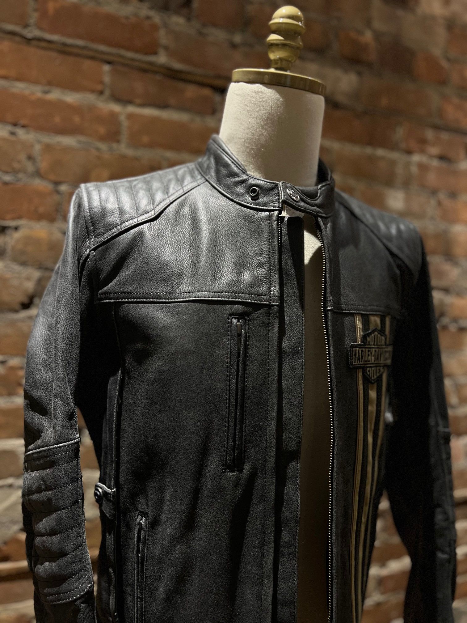 Harley Davidson Harley-Davidson Men’s Triple Vent System™ Leather Jacket Size US M / EU 48-50 / 2 - 4 Thumbnail