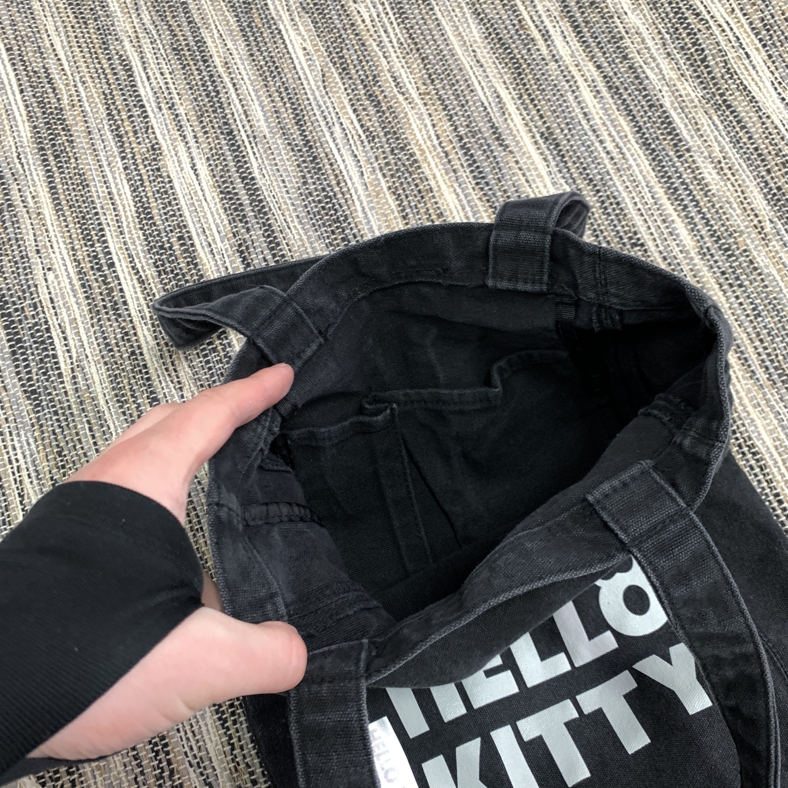 Other Hello Kitty Graphic Tote Shopper Denim Grey Bag Size ONE SIZE - 5 Thumbnail