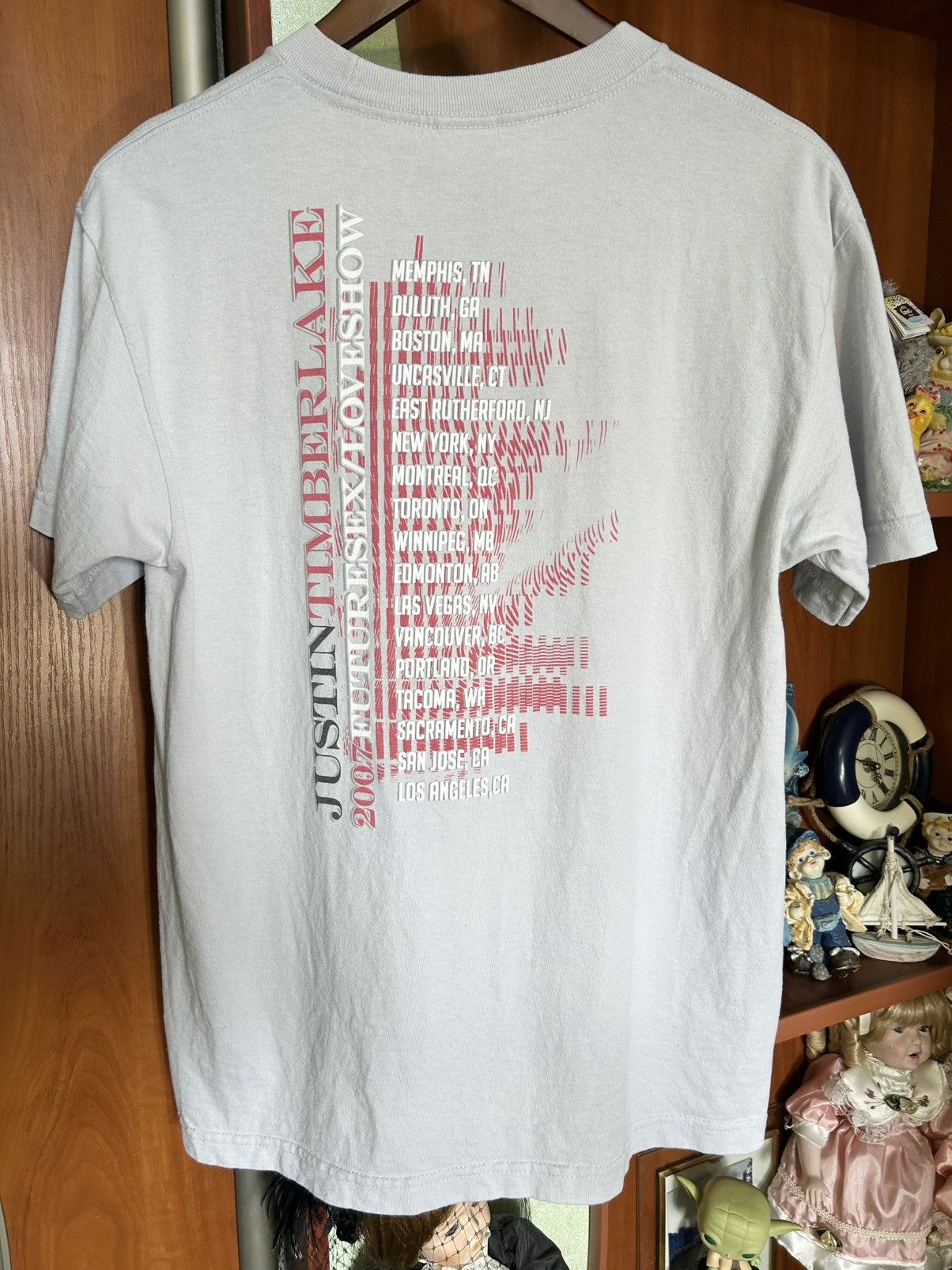 Band Tees Vintage 2007 Justin Timberlake Futuresex/loveshow t-shirt Size US M / EU 48-50 / 2 - 2 Thumbnail