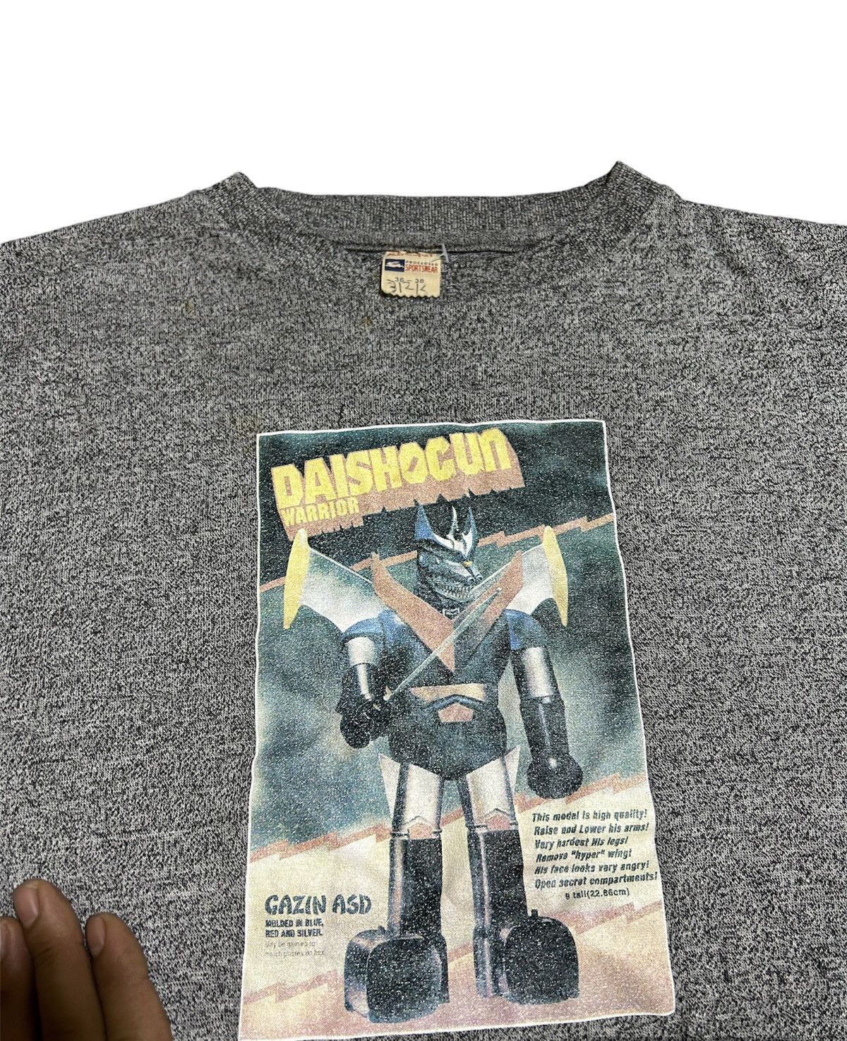 Anime × Vintage 💥 VINTAGE 80s DAI SHOGUN WARIOR ANIME TELEVISION SERIES Size US M / EU 48-50 / 2 - 3 Thumbnail