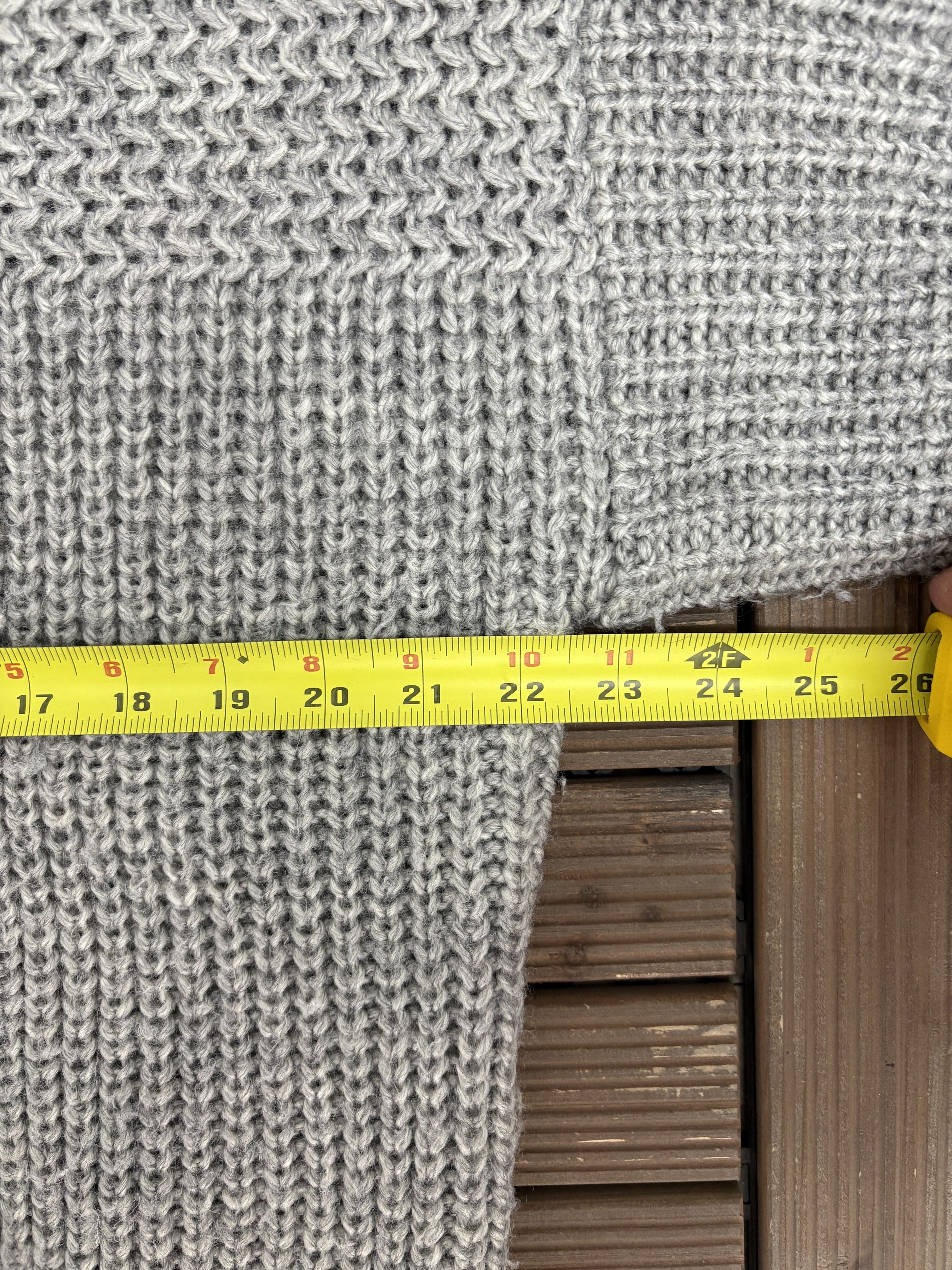 Vintage Loft & Brownstone Vintage Grey Knit Sweater Size US L / EU 52-54 / 3 - 7 Thumbnail