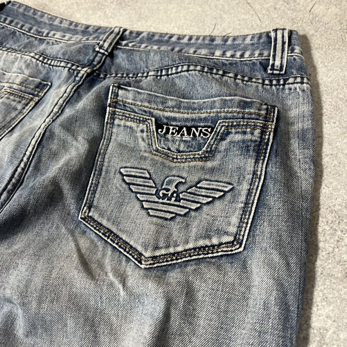 Armani Vintage EA Armani Jeans Big Logo Size US 36 / EU 52 - 5 Thumbnail