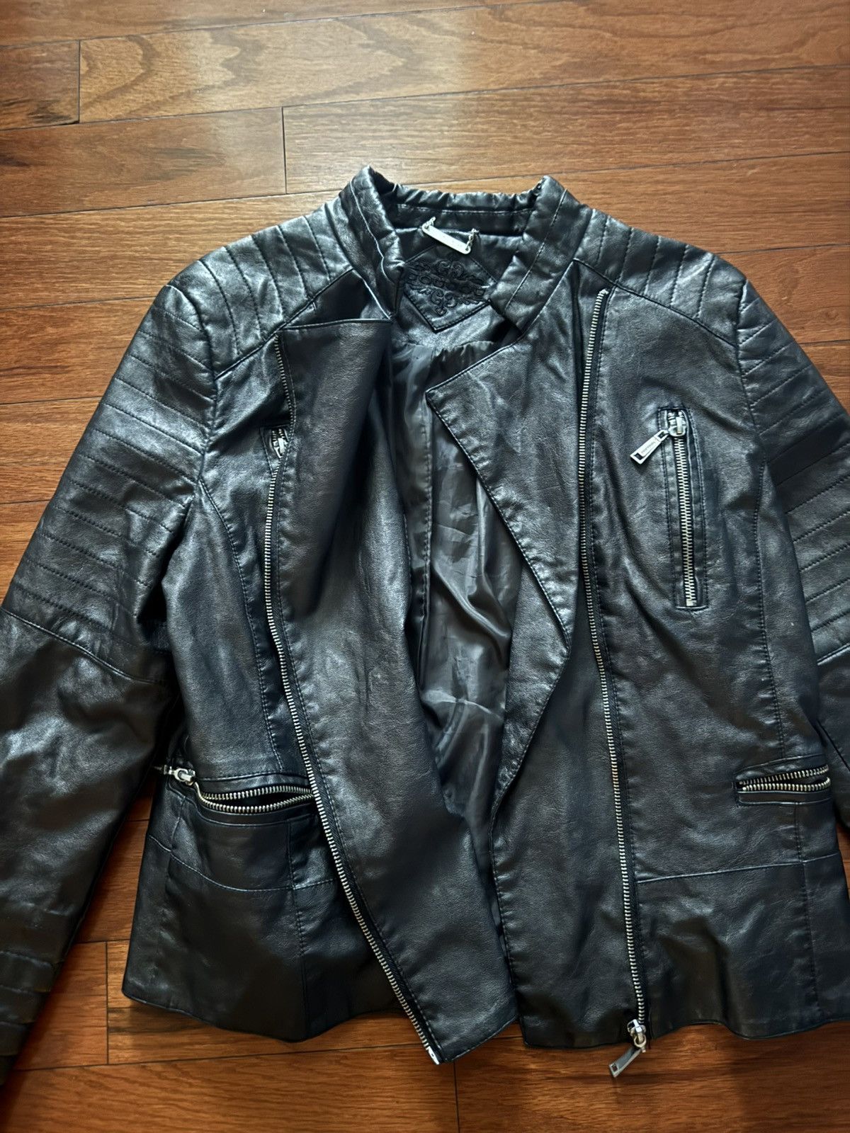 Japanese Brand JouJou Vintage Leather Biker Jacket Size US S / EU 44-46 / 1 - 3 Thumbnail