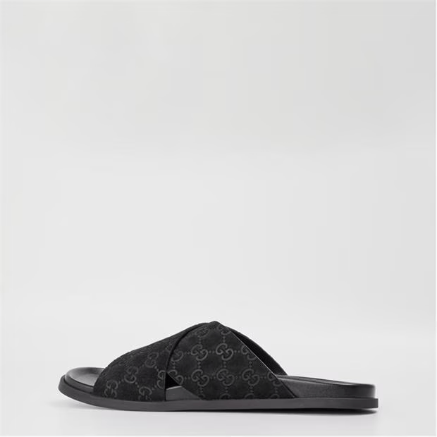 Gucci Gucci Suede Slider Sn53 Size US 7 / EU 40 - 2 Thumbnail