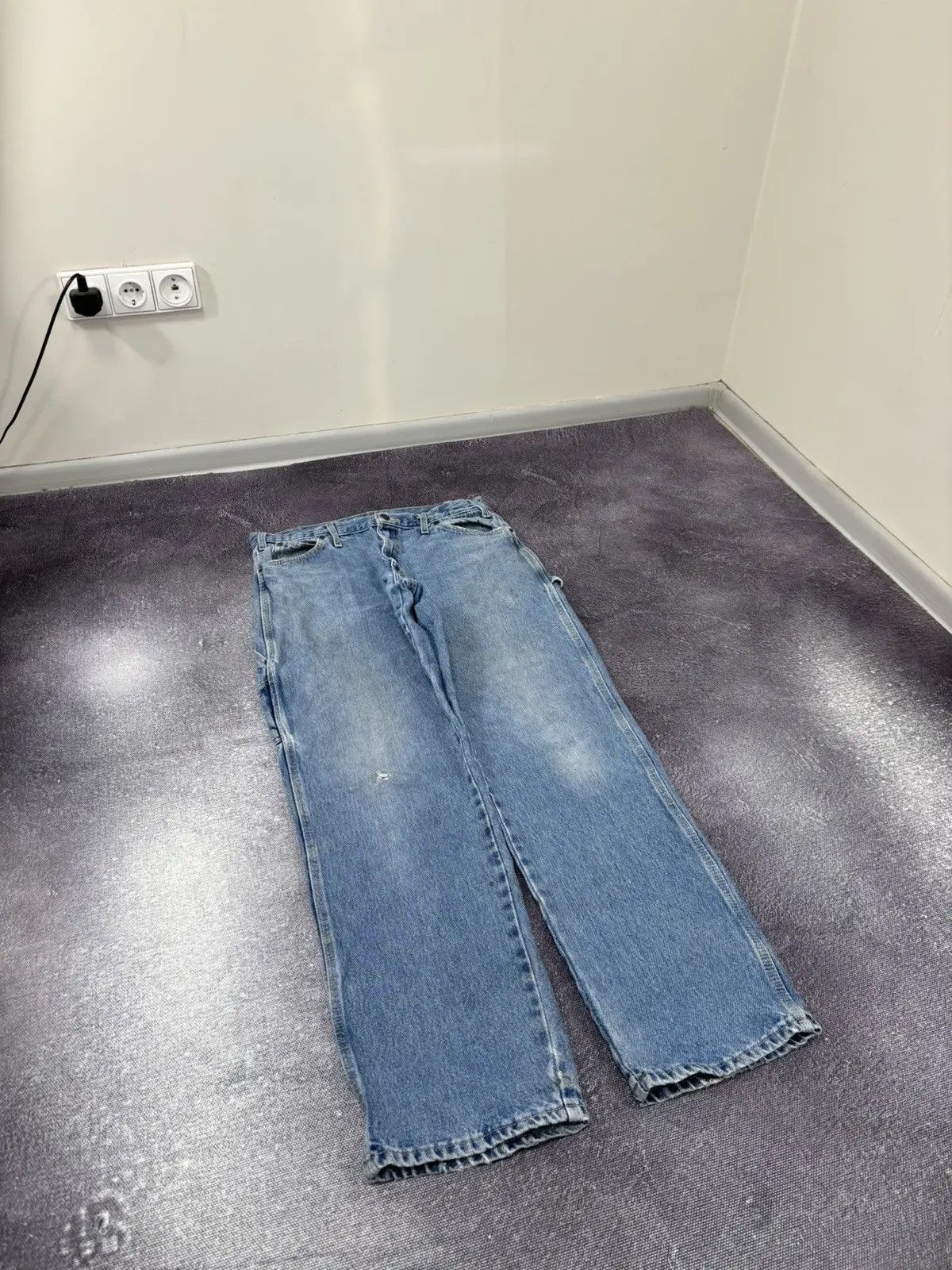Dickies × Vintage Vintage Dickies Y2K Relaxed Fit Hype Light Blue Denim Jeans Size US 34 / EU 50 - 7 Thumbnail