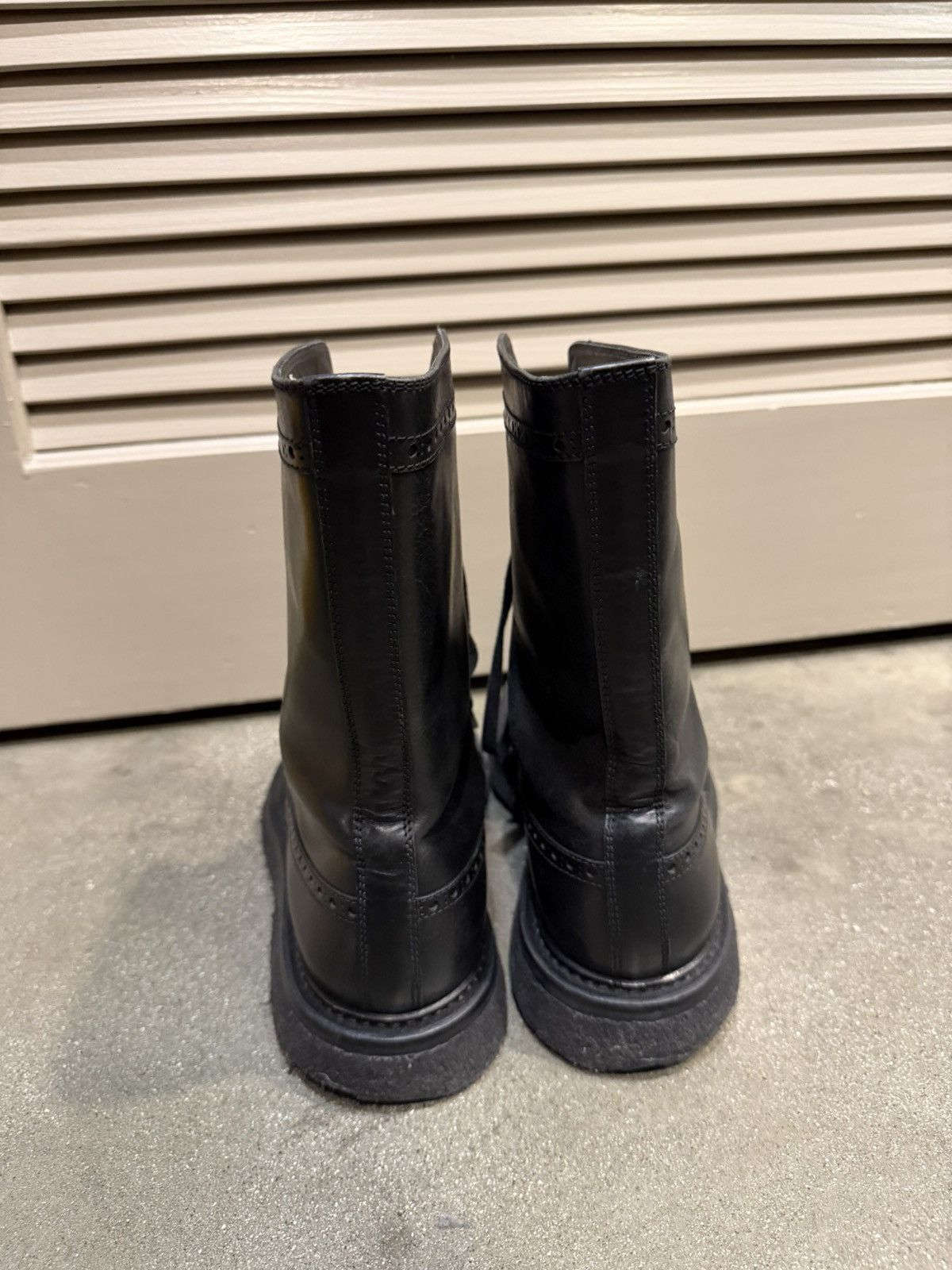Dior AW07 Patterned Navigate Combat Boots 44 Size US 12 / EU 45 - 4 Thumbnail