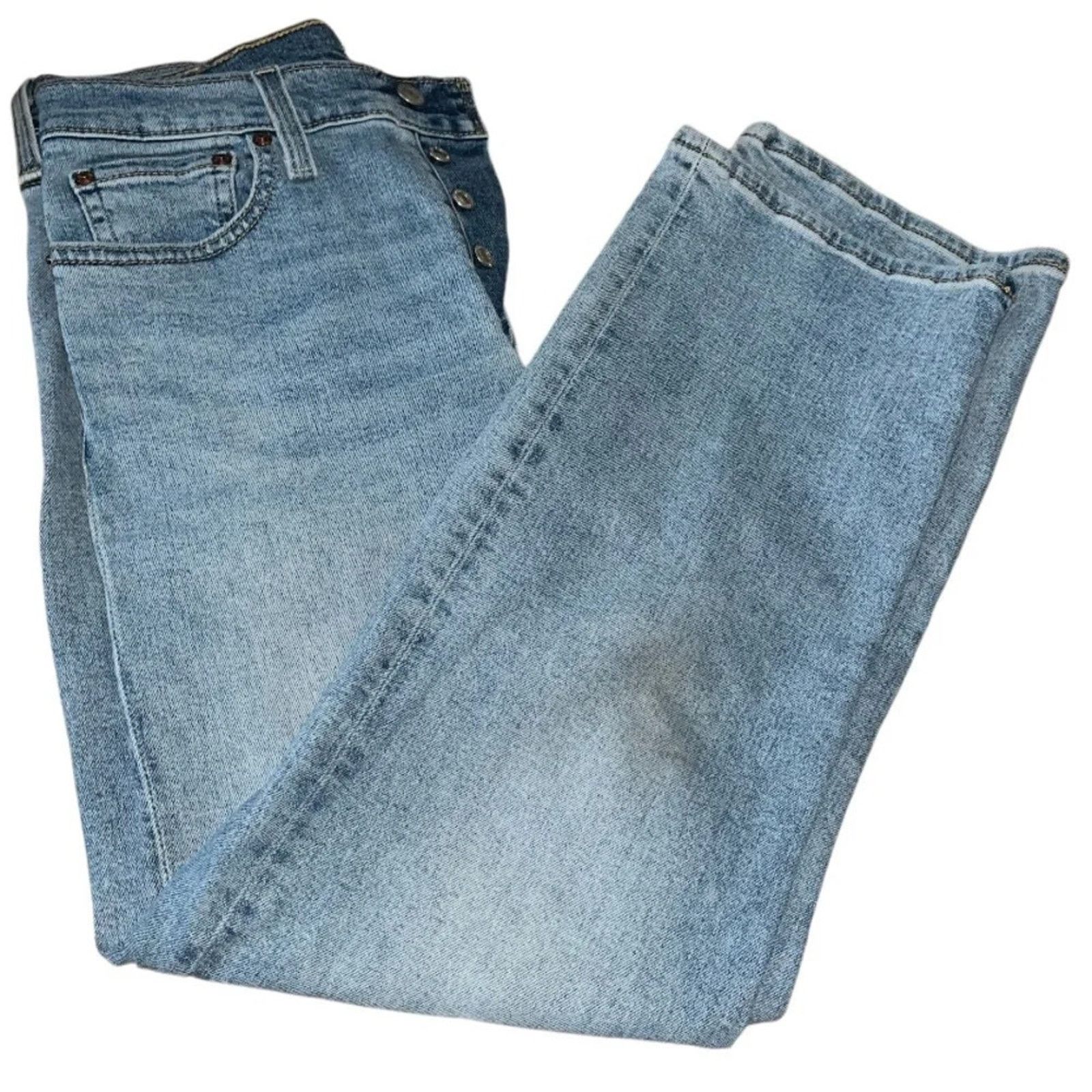 Levi's Levi’s 501 jeans, size 6. Five pocket, button fly jeans. Size 28" / US 6 / IT 42 - 1 Thumbnail