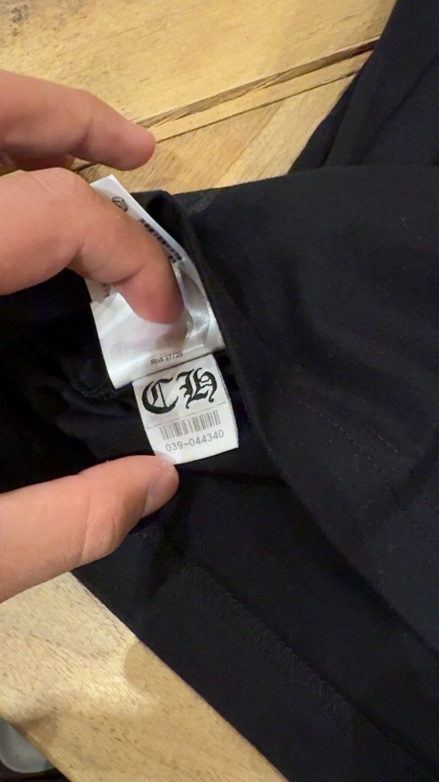 Chrome Hearts Chrome Hearts Large Short Sleeve “FOTI” Shirt Black Size US L / EU 52-54 / 3 - 7 Thumbnail