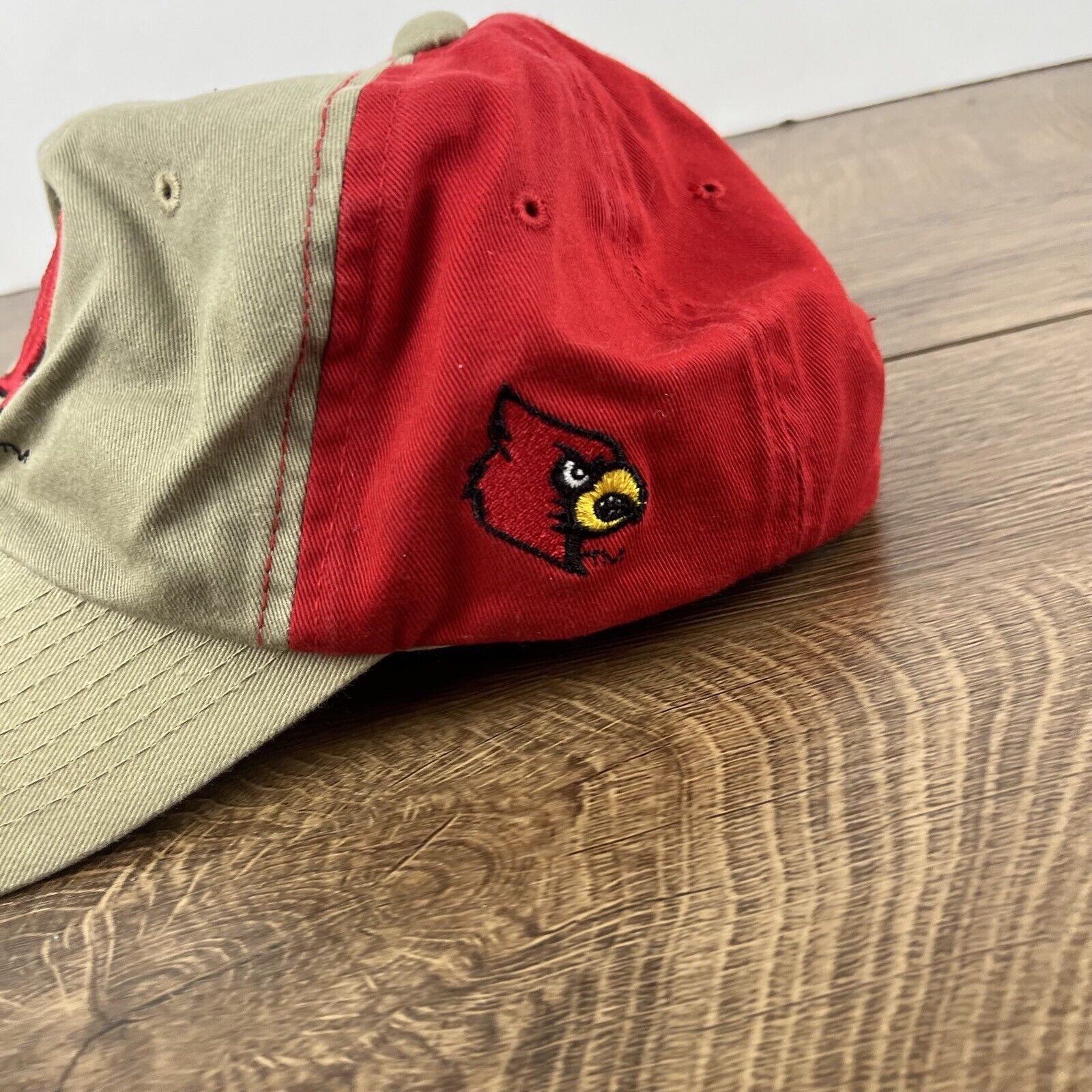Starter Louisville Cardinals Hat Starter Hat Adjustable Hat Tan Hat Size ONE SIZE - 8 Thumbnail