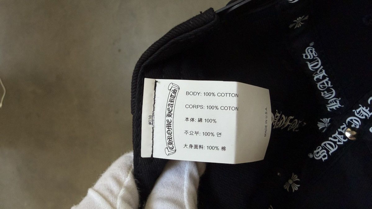 Chrome Hearts RARE! Chrome Hearts RS3 Denim Baseball Hat Size ONE SIZE - 5 Thumbnail