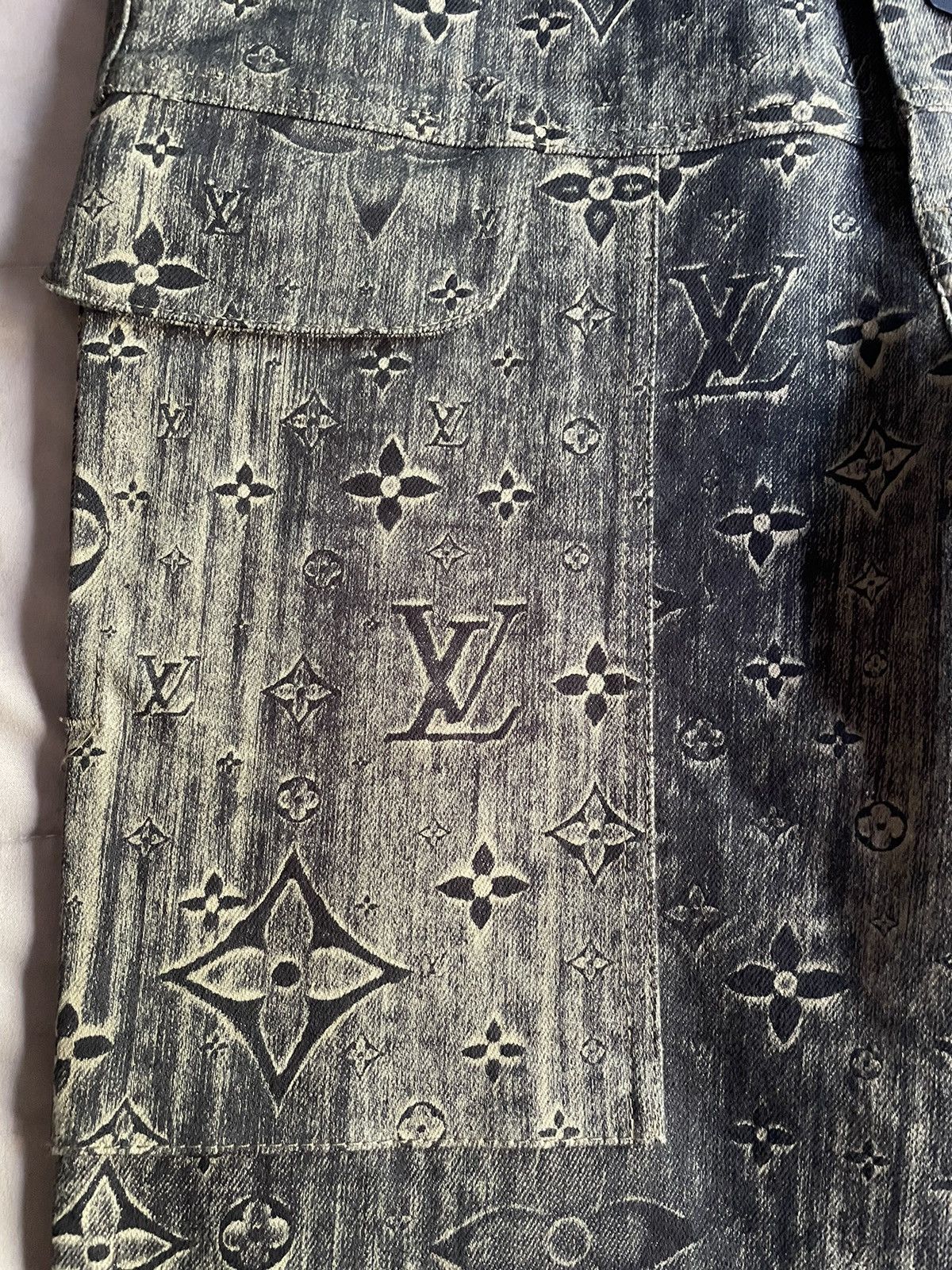 Louis Vuitton Louis Vuitton Monogram Denim Tailored Pants Size US 30 / EU 46 - 4 Thumbnail
