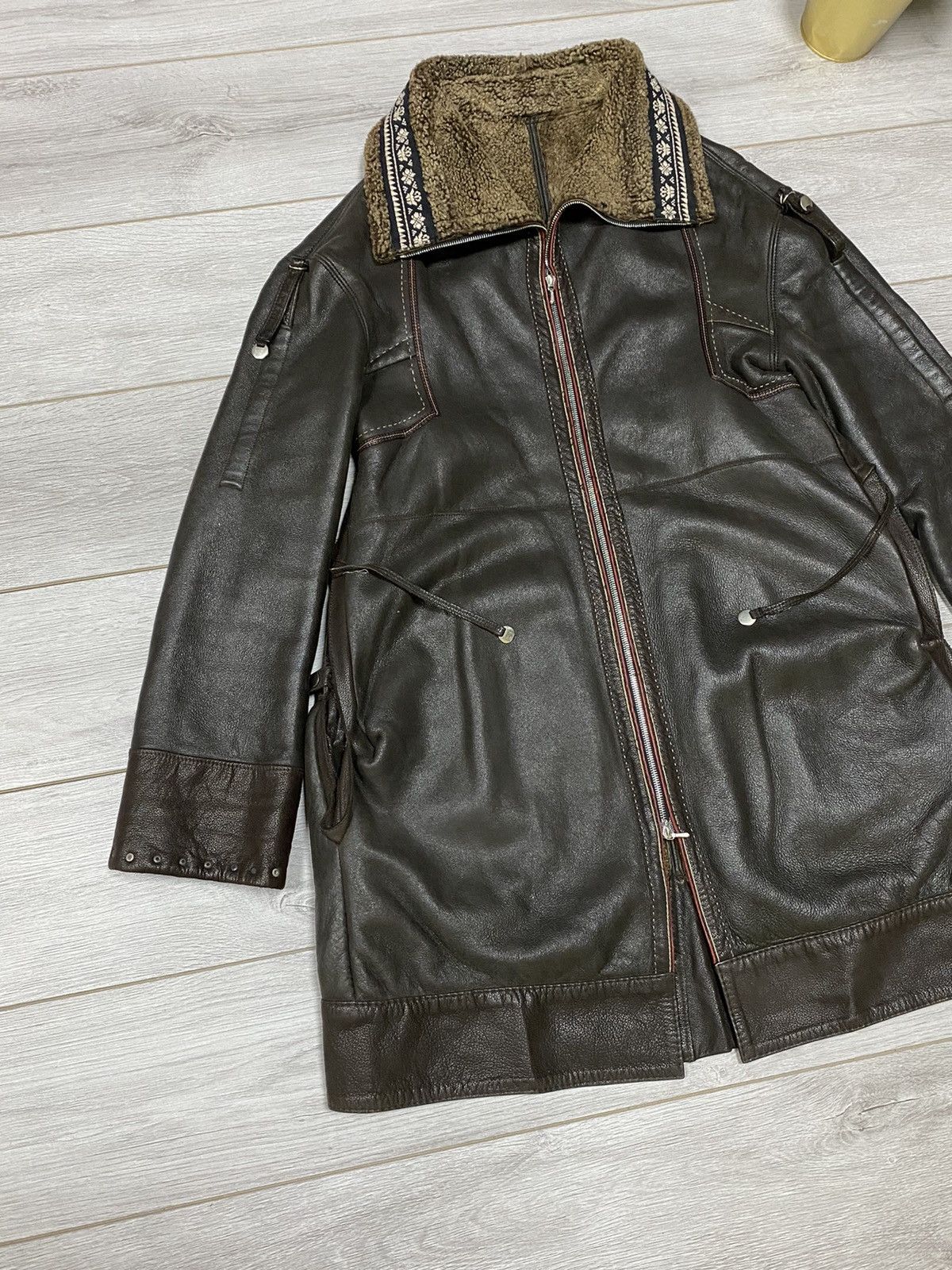 Marithe + Francois Girbaud Marithe Francois Girbaud RARE sheepskin leather coat Size US L / EU 52-54 / 3 - 16 Thumbnail