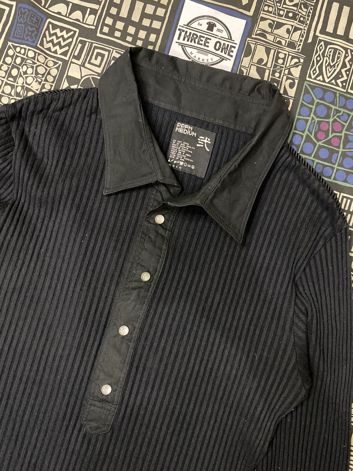Japanese Brand × PPFM × Vintage PPFM PLAITED LONGSLEEVE SHIRT Size US M / EU 48-50 / 2 - 3 Thumbnail