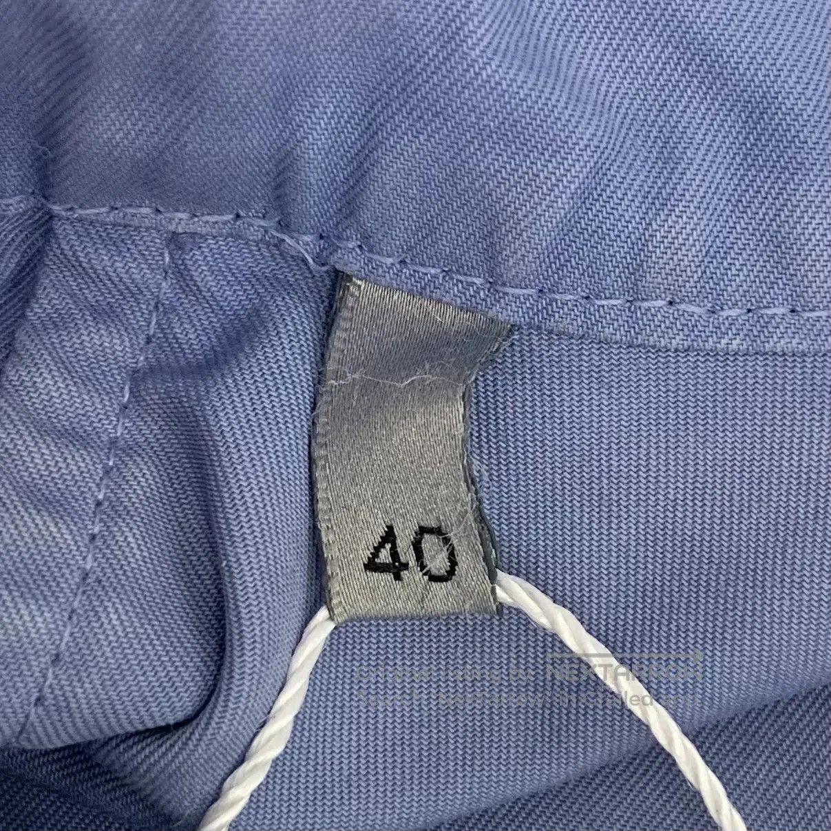 Dior Dior Blue Logo Letter Embroidered Cotton Lapel Single-brea Size S / US 4 / IT 40 - 6 Thumbnail
