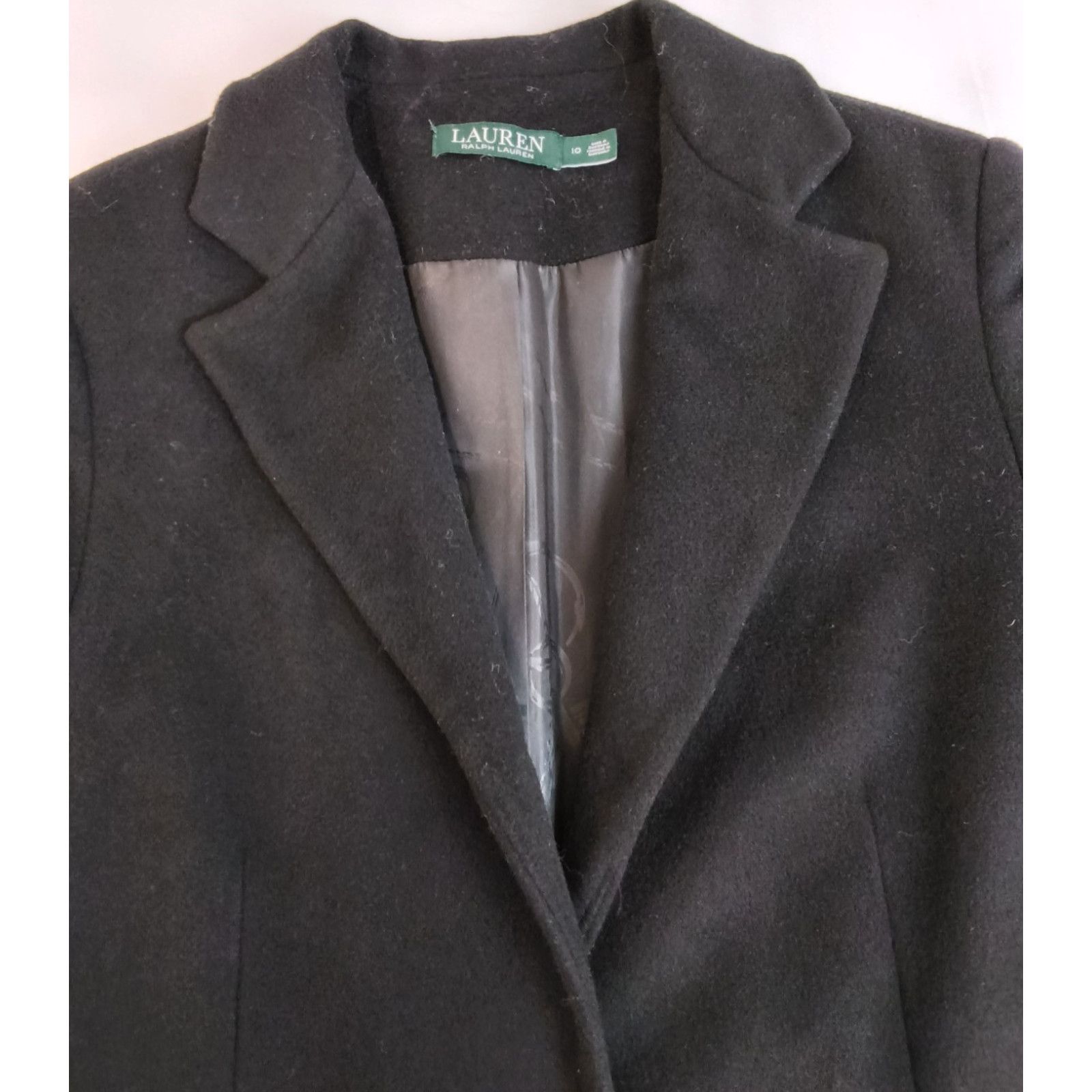 Lauren Ralph Lauren Lauren Ralph Lauren Wool Blend Pea Coat Women's 10 Black Size L / US 10 / IT 46 - 5 Thumbnail