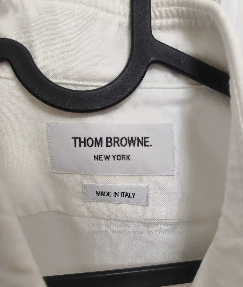 Thom Browne Thom Browne White shirt Size US S / EU 44-46 / 1 - 1 Thumbnail