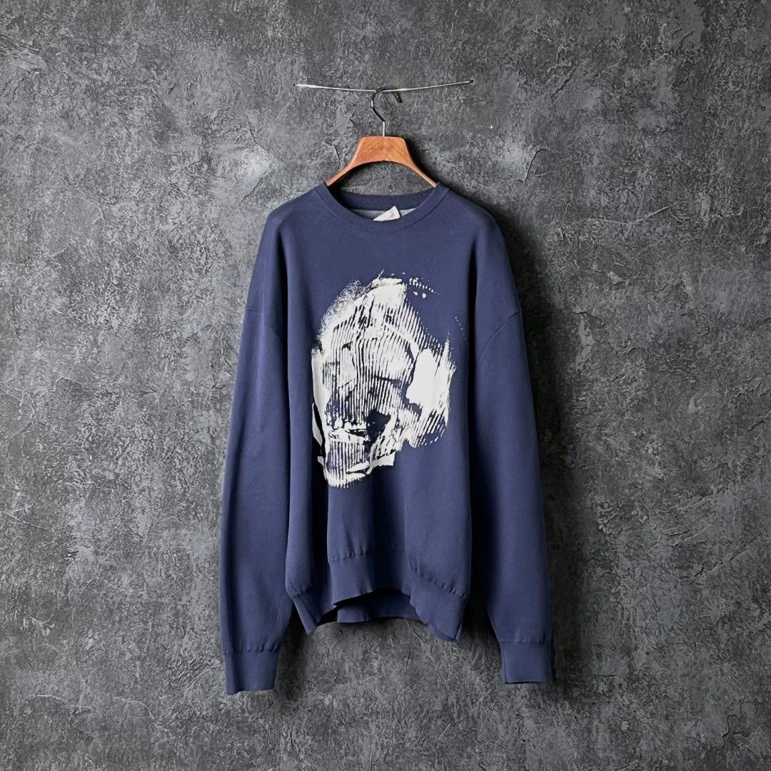 Alexander McQueen Alexander McQueen Blue Sweater m Men Size US M / EU 48-50 / 2 - 1 Thumbnail