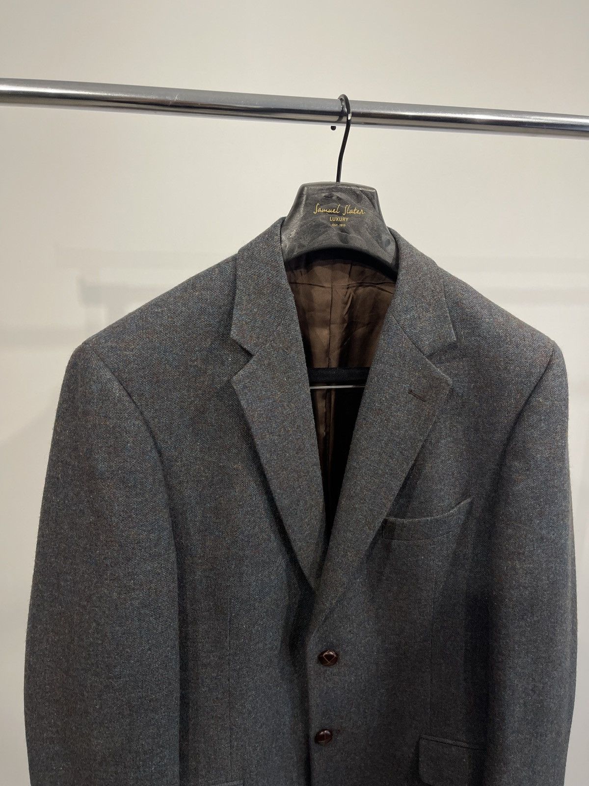 Vintage Vintage Golding tweed wool blazer classic jacket sport coat Size 42R - 3 Thumbnail