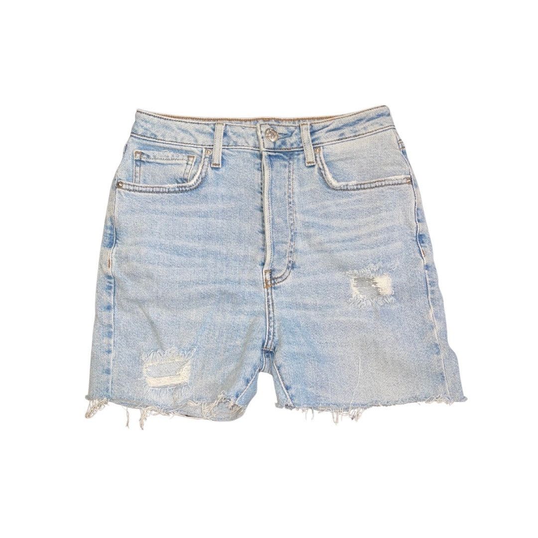 Forever 21 Forever 21 Distressed Cutoff Frayed Hem Denim Shorts 26 Y2K Size 26" / US 2 / IT 38 - 1 Thumbnail