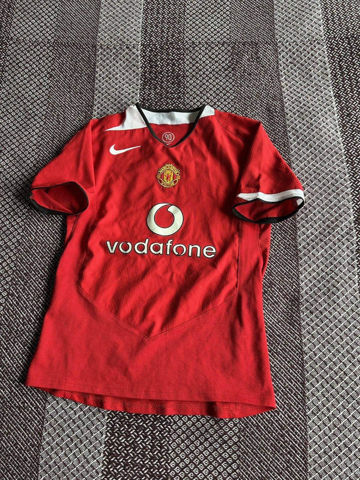 Nike × Vintage Manchester United 2004/2005 Home Shirt Youth Kids M 140-152 Size US XXS / EU 40 - 6 Thumbnail