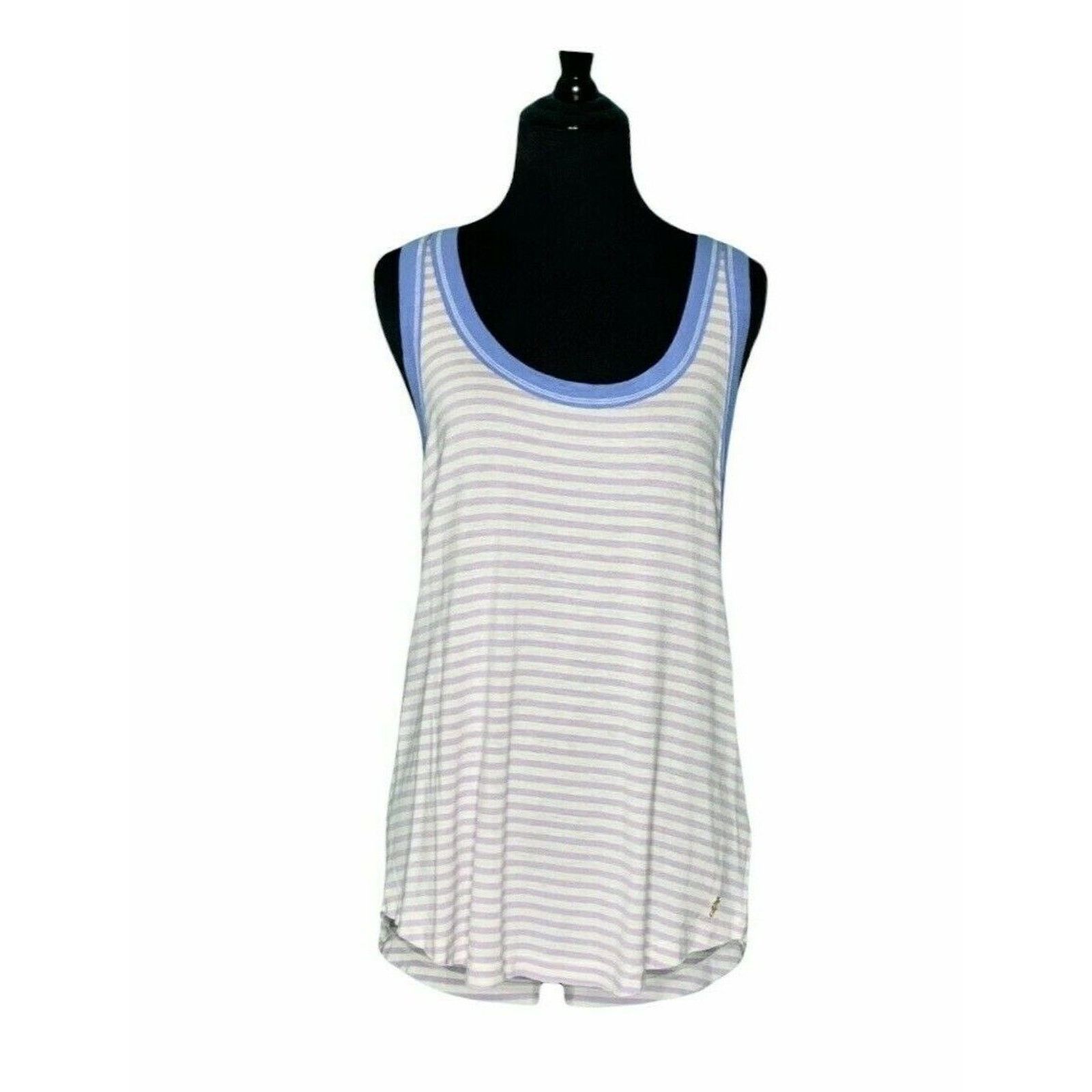 Juicy Couture Juicy Couture Purple White Stripe Racerback Tank Top size M Size M / US 6-8 / IT 42-44 - 1 Thumbnail