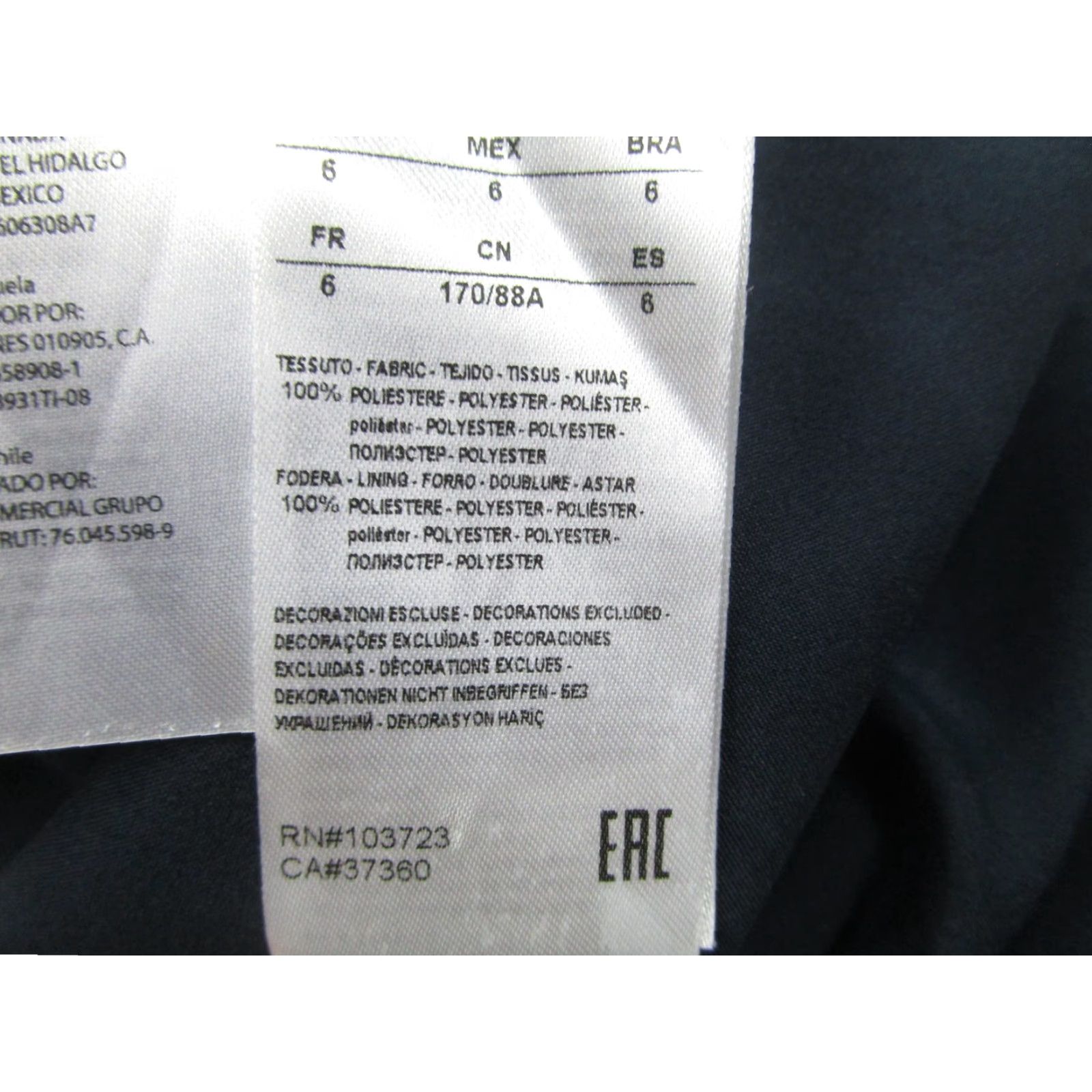 Armani Exchange Armani Exchange Dress Womens 6 Blue Sleeveless Scoop Neck Sheath Lined Mini Size M / US 6-8 / IT 42-44 - 7 Thumbnail