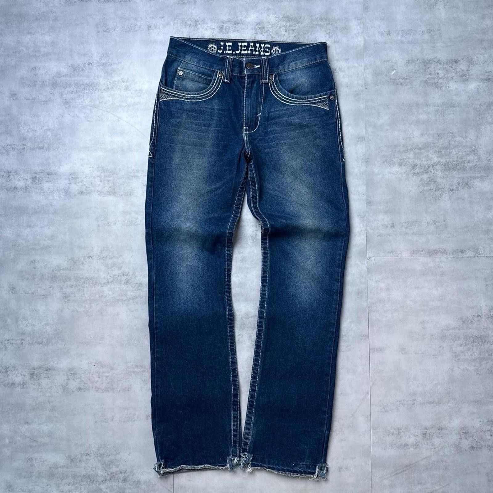 Other Y2K J.E. Denim 00s Bootcut Cowboy Jeans Size 28" / US 6 / IT 42 - 2 Thumbnail