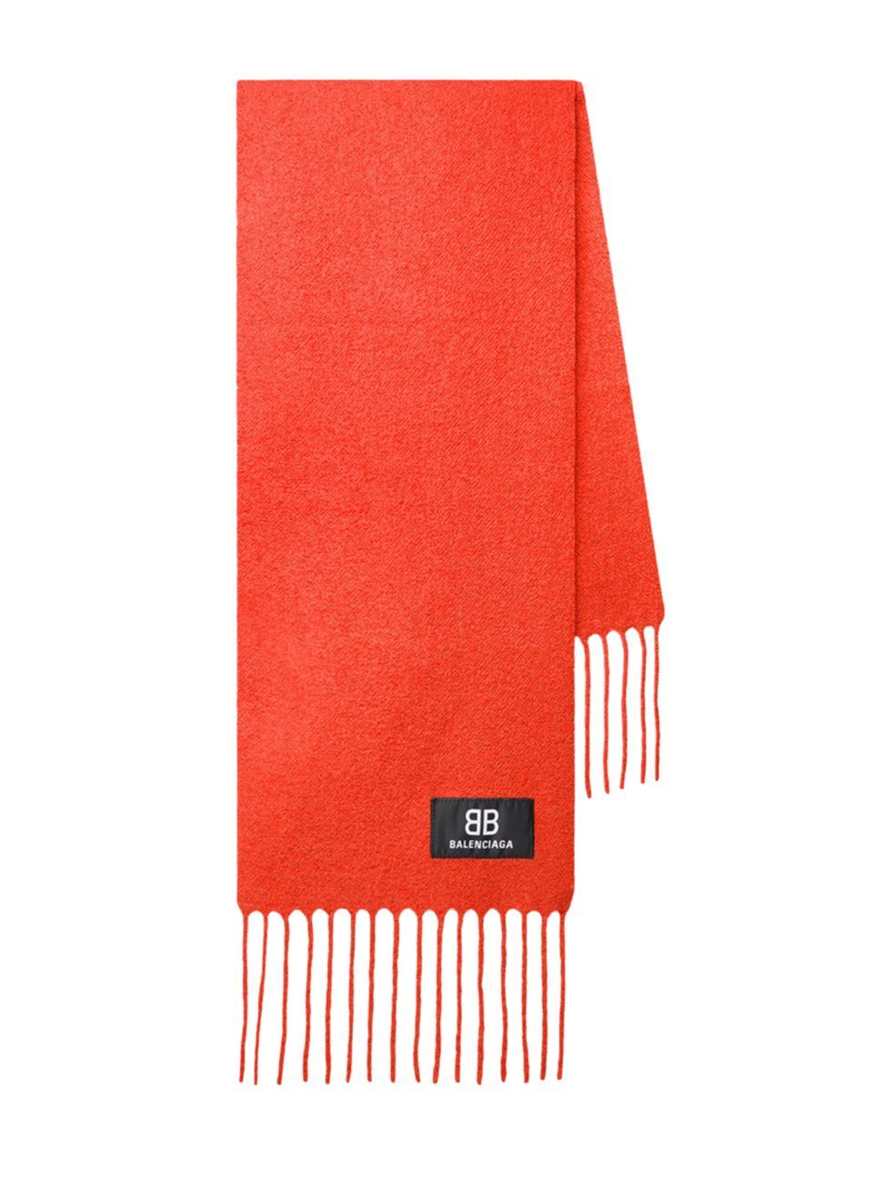 Balenciaga o1bcso1str1224 Size: OS / Fringe Scarf in Red Size ONE SIZE - 1 Preview