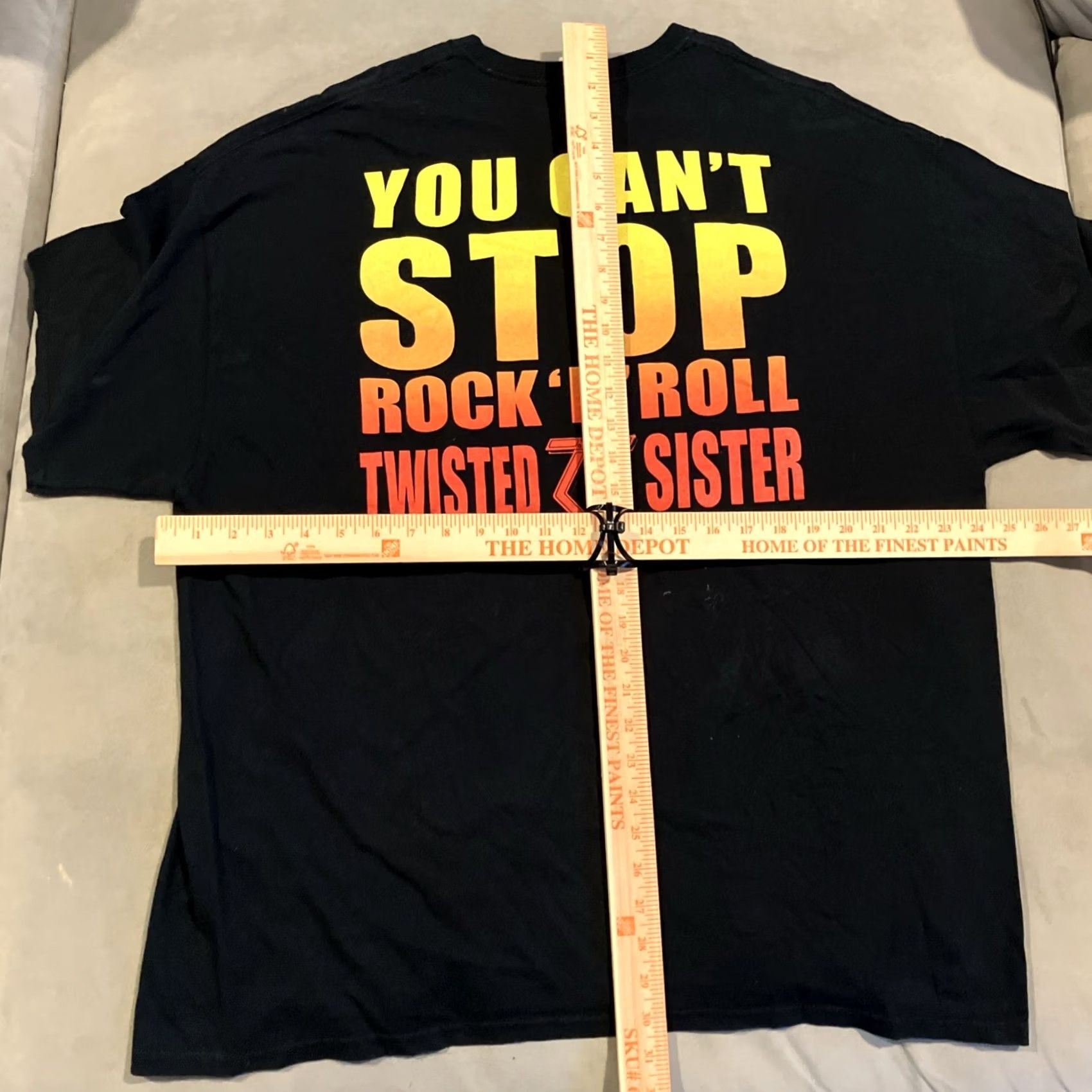 Gildan Twisted Sister You Can´t Stop Rock N´Roll Double Sided T-Shirt XXL Men WOW Size US XXL / EU 58 / 5 - 5 Thumbnail