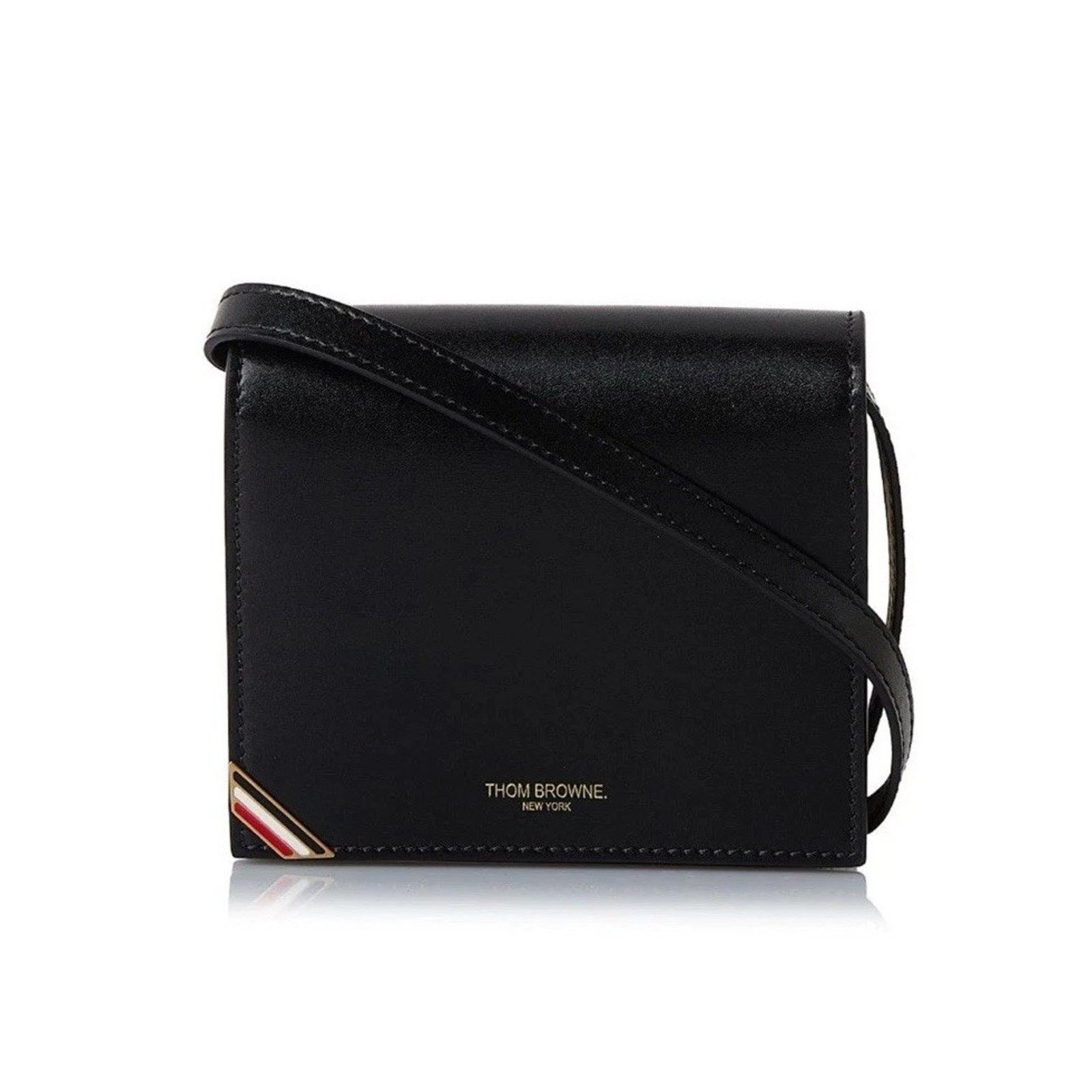 Thom Browne NWT Thom Browne Leather Strap Wallet Crossbody Mini Bag Size ONE SIZE - 1 Thumbnail