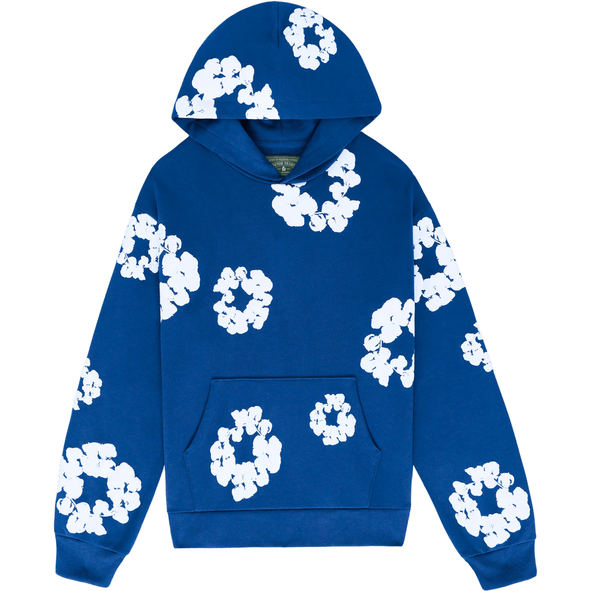image of Denim Tears The Cotton Wreath Sweatshirt Royal Blue, Men's (Size Large)